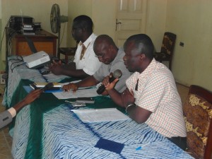 Sierra Leone's NTD Program trainers open the session. Photo: J. Koroma, FHI360